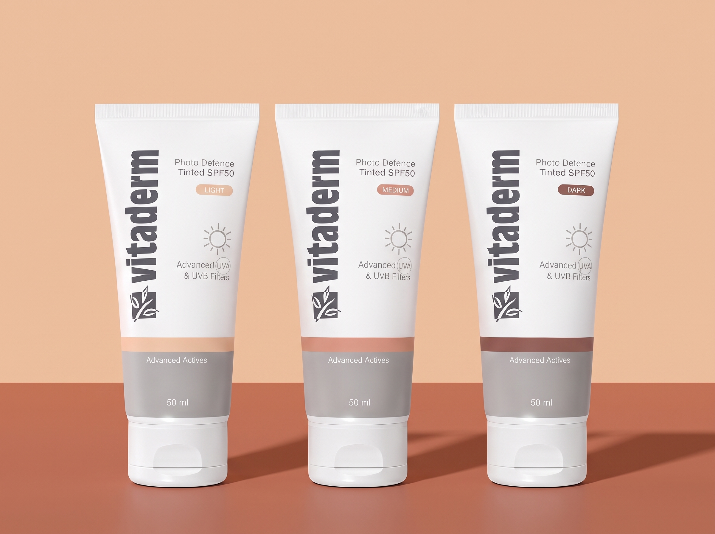 Vitaderm Tinted SPF50 50ml - Image 3